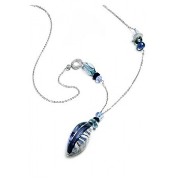 Šperky MURANO Antica Murinna  - Niagara náhrdelník - fialový