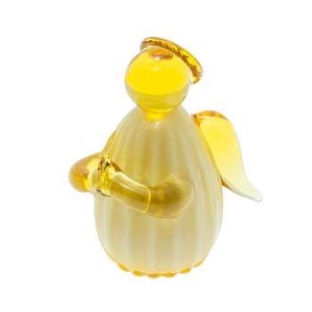 Šperky Murano Millefiori - ANJELIK malý - zlatý
