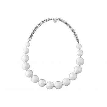 Šperky MURANO Antica Murinna  - Náhrdelník Audrey 5 - biely