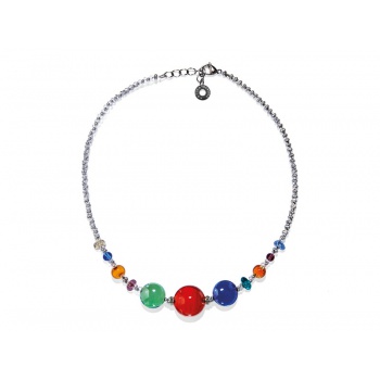 Šperky MURANO Antica Murinna  - Náhrdelník Audrey 6 - farebný