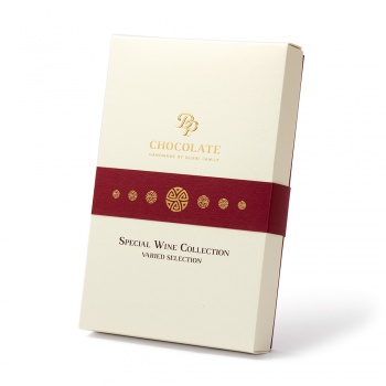 Ručne robené čokolády a pralinky - Bonboniéra Special Wine Collection 15 (150g)