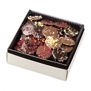 Ručne robené čokolády a pralinky - ChocoChips s rôznými prísadami