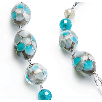 Šperky Antica Murinna  - Náhrdelník Smeralda - tyrkysový