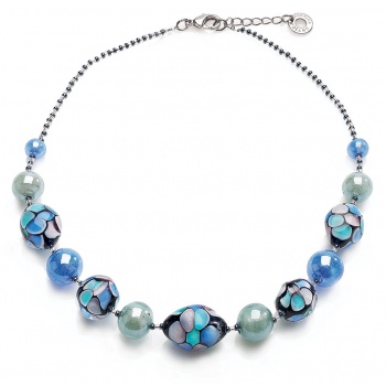 Šperky Antica Murinna  - Náhrdelník Smeralda G - modrý