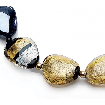 Šperky Antica Murinna  - Náhrdelník Moretta GT - čierny