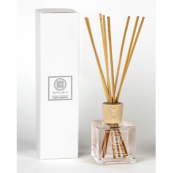 Gaudeas parfumes - ručné výrábane parfémy  - Vôňa ROSE & JASMINE - aróma difúzer - 100ml