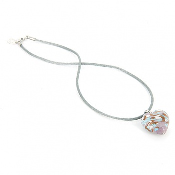 Šperky Murano Millefiori - Náhrdelník LETICIA - žltá
