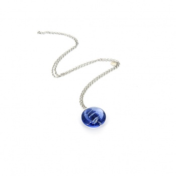 Šperky Murano Millefiori - Náhrdelník CORALIA - fialový