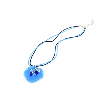 Šperky Murano Millefiori - Náhrdelník ZOLA - tyrkysový