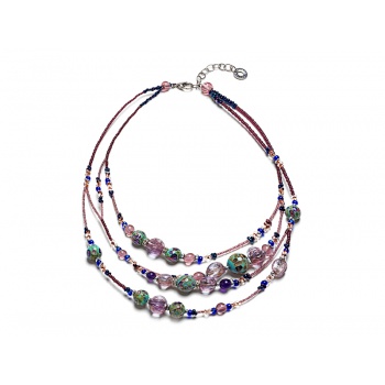 Šperky MURANO Antica Murinna  - Náhrdelník Elizabeth 1 - tyrkysový