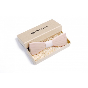 BeWooden - módne doplnky pre mužov a ženy - Drevený motýlik - GENTLE ROSE
