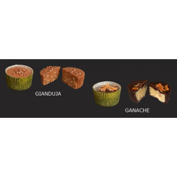 Ručne robené čokolády a pralinky - Bonboniéra Premium GoldCup 09 (70g)