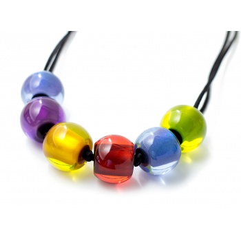 Šperky ZSISKA - Náhrdelník COLOURFUL 6 farebný