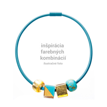 Šperky ZSISKA - Náhrdelník - šnúra CORD - tyrkysová