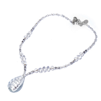 Šperky Murano Millefiori - Náhrdelník IVONA - zlatý