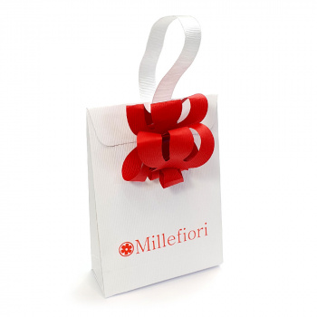 Šperky Murano Millefiori - Náhrdelník TARA - zlato-hnedý