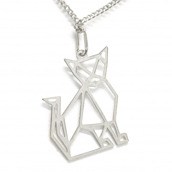 Šperky SilverMoon - strieborný náhrdelník Mačka