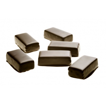 Ručne robené čokolády a pralinky - Marcipán v horkej čokoláde