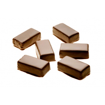 Ručne robené čokolády a pralinky - Marcipán v mliečnej čokoláde