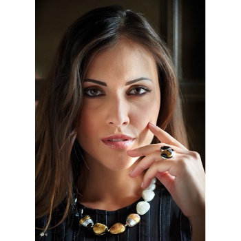 Šperky Antica Murinna  - Náhrdelník Moretta GT - čierny