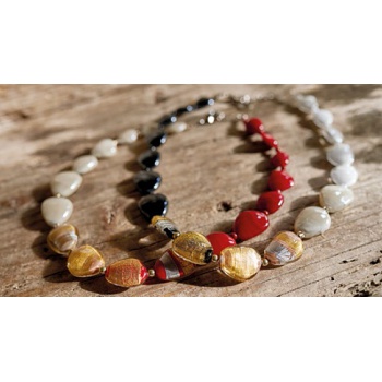 Šperky Antica Murinna  - Náhrdelník Moretta GT - čierny