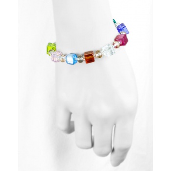 Šperky Murano Millefiori - Náramok VERA - farebný