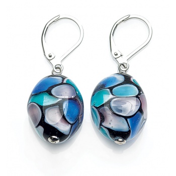 Šperky Antica Murinna  - Náušnice Smeralda - modré