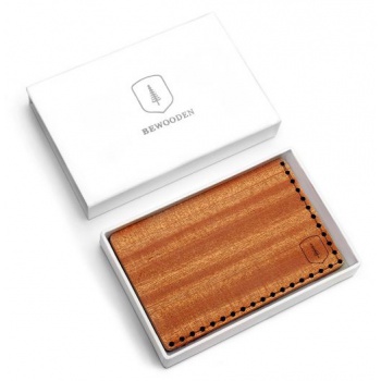 BeWooden - módne doplnky pre mužov a ženy - Vizitkovník - Red Note