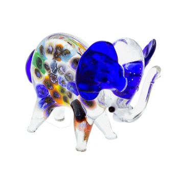 Šperky Murano Millefiori - SLON - farebný