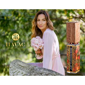HAVAC perfumes - ručné výrábane parfémy  - JUST FUCKING ROSE - parfum extrait - 5ml
